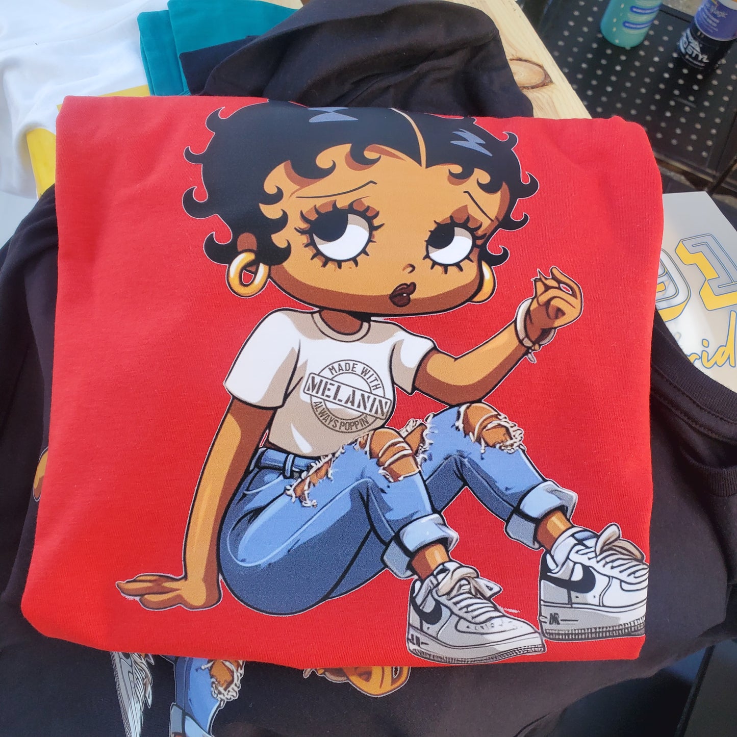Melanin Betty Boop T-shirt