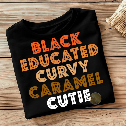 Black Educated Curvy Caramel Cutie