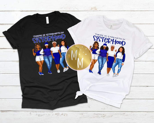 Sisterhood (Blue and White)