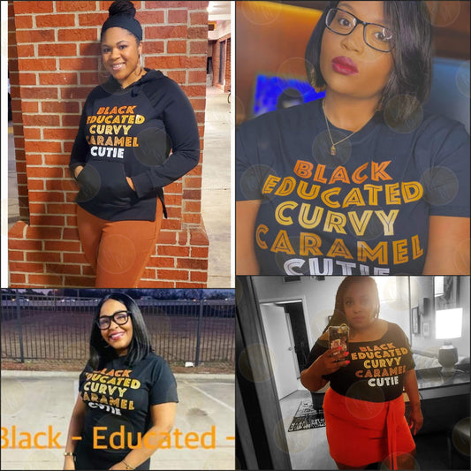 Black Educated Curvy Caramel Cutie