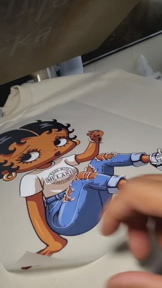 Melanin Betty Boop Sweatshirt